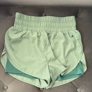Mint Green Balance/Vitality Vista Shorts